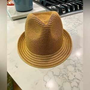 C.C. Exclusives Paper and Polyester Fedora Hat